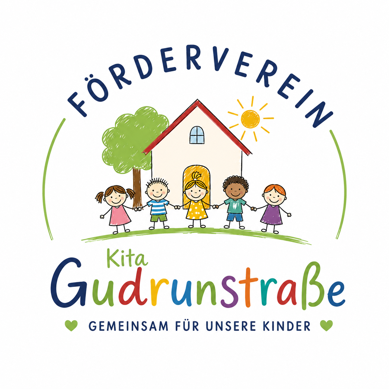 Logo des Fördervereins der Kita Gudrunstraße